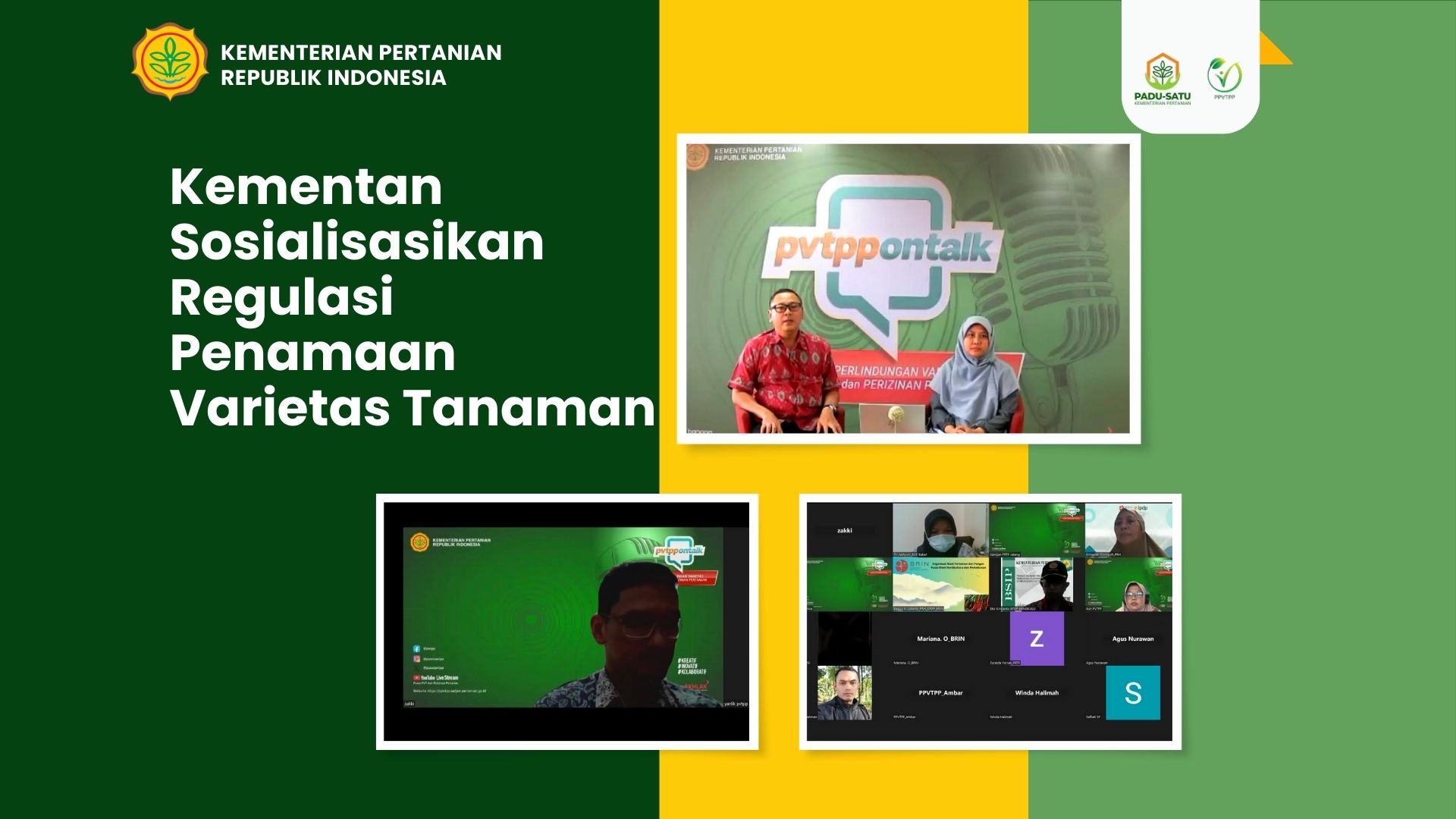 PPVTPP Kementan Sosialisasikan Regulasi Penamaan Varietas Tanaman